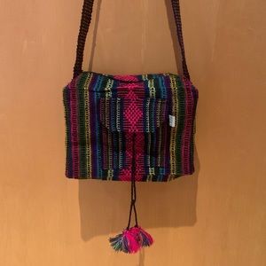 Multi color crossbody bag